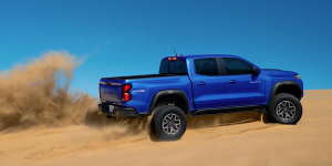 A photo of a blue 2025 Chevy Colorado near Fort Gratiot Township, MI