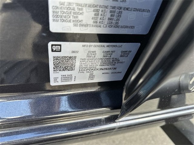 2022 Chevrolet Silverado 1500 LT (2FL)