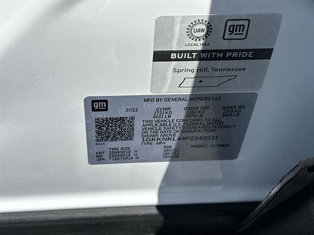 2023 GMC Acadia SLE