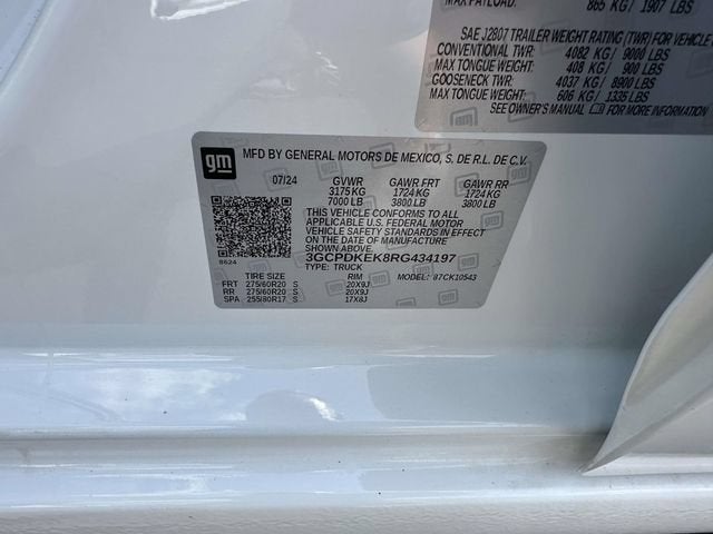 2024 Chevrolet Silverado 1500 LT (2FL)