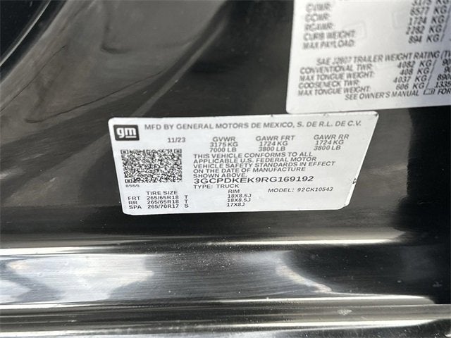 2024 Chevrolet Silverado 1500 LT (2FL)