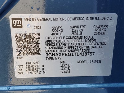 2026 Chevrolet Equinox LT