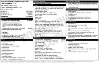 2010 Chevrolet Avalanche 1500 LS
