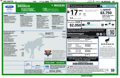2022 Ford Bronco Base