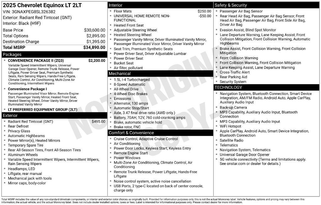 2025 Chevrolet Equinox LT