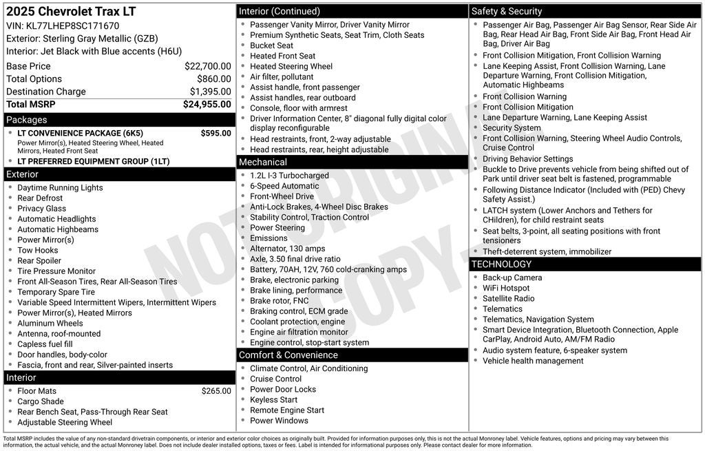 2025 Chevrolet Trax LT