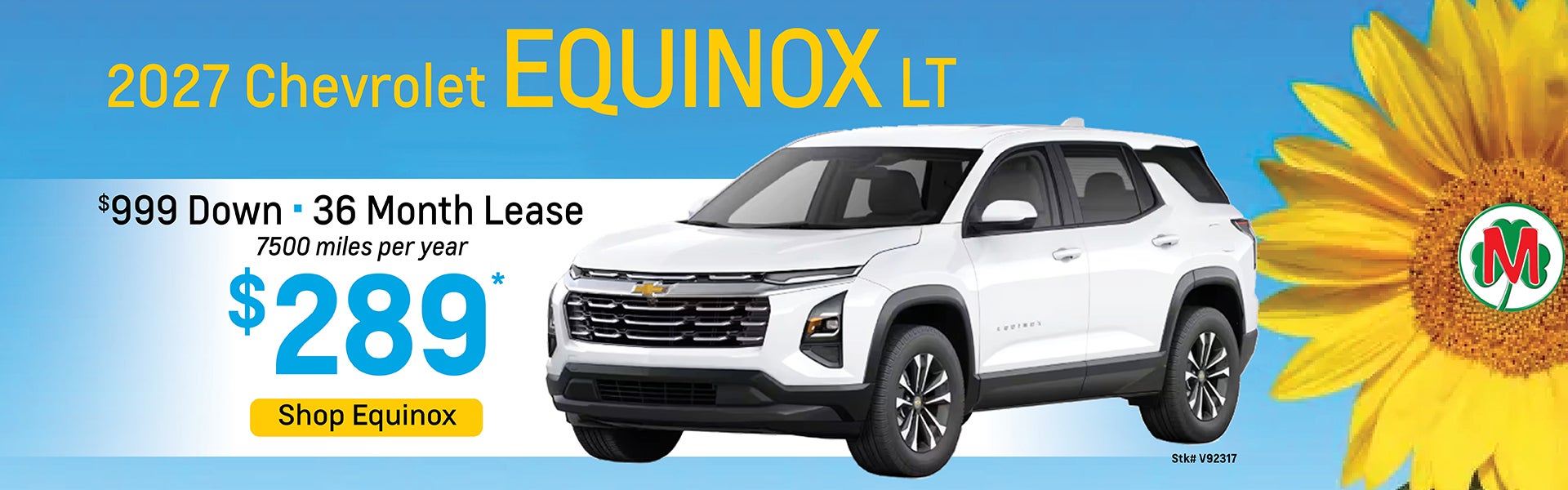 27 Equinox Lease Ad