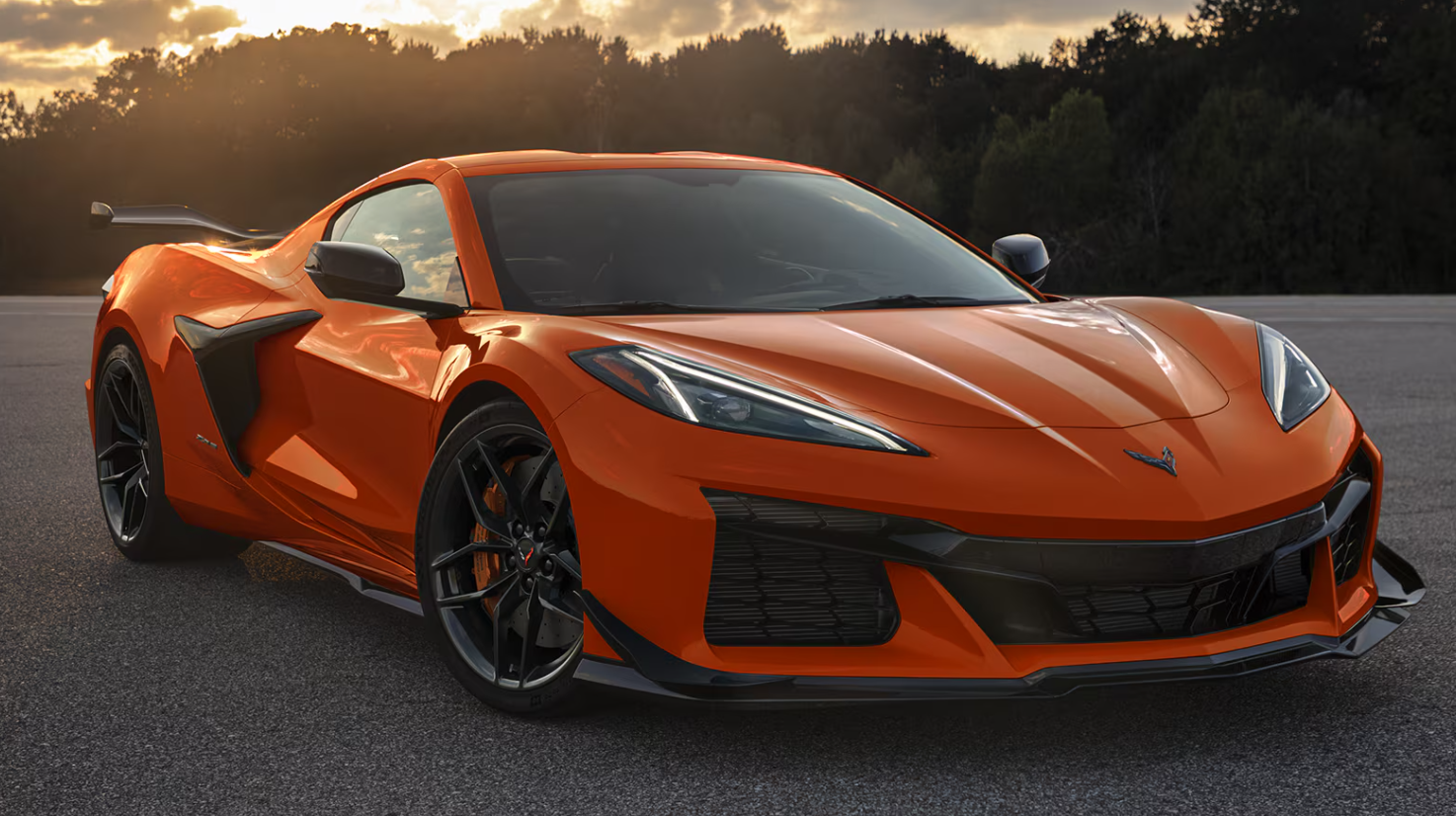 Orange 2027 Chevrolet Corvette Z06